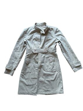 Women's Nylon Military Trench Coat
